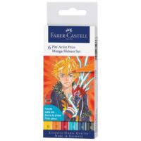 Flomaster pitt artist 6boja manga shonen faber castell 167157 blister (44061)