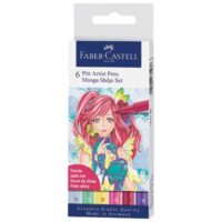 Flomaster pitt artist 6boja manga shojo faber castell 167155 blister (44062)