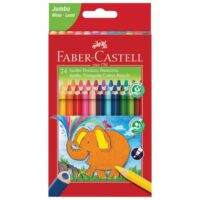 Boje drvene 24boje jumbo trokutaste plus šiljilo faber castell 116524 blister (44738)