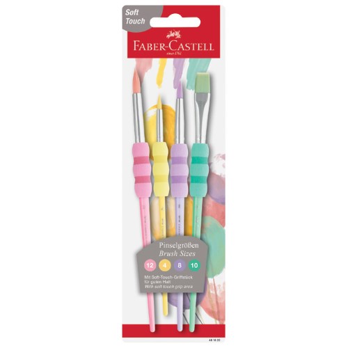 Set kistova od sintetičkih vlakana pk4 faber castell 481620 pastel blister (44740)