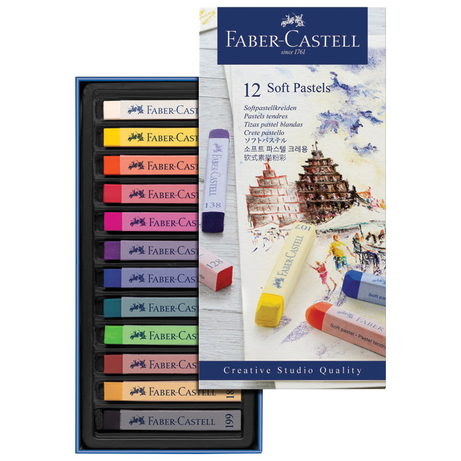 Pastela suha 12boja creative studio faber castell 128312 (44762)