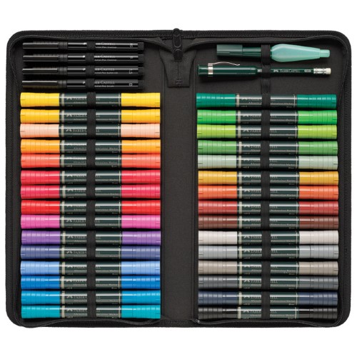 Set flomaster obostrani akvarel albrecht dürer pk30 plus pribor faber castell 160301-selective (44840