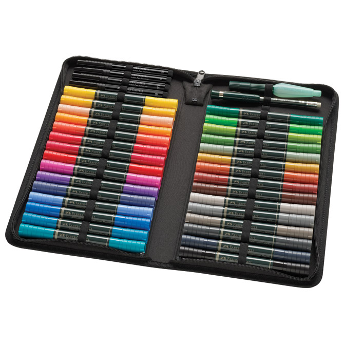 Set flomaster obostrani akvarel albrecht dürer pk30 plus pribor faber castell 160301-selective (44840