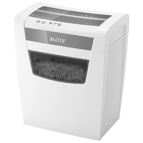 Uništavač dokumentacije 10 listova iq home leitz 80090100 bijelo/sivi (44885)