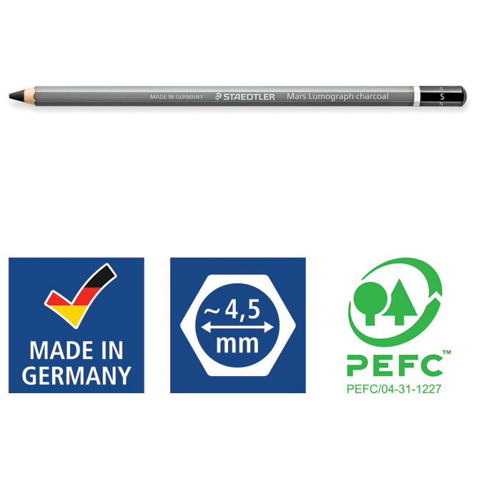Ugljen u olovci mars lumograph staedtler 100c-s (44894)