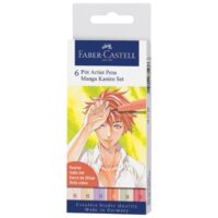 Flomaster pitt artist 6boja manga kaoiro faber castell 167168 blister (45151)