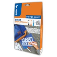 Set 3 markera i šablone diy kit street art pintor pilot blister (45185)
