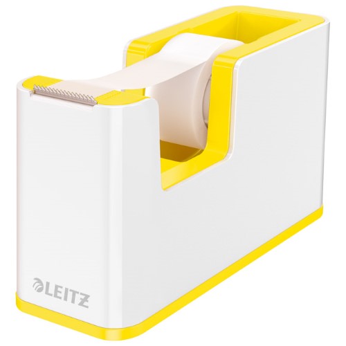 Stalci s trakom ljepljivom wow leitz 53641016 bijeli/žuti selotejp (45542)