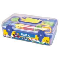 Plastelin 7boja u kutiji plus 7 kalupa plus valjak (550g) nara px-550-7 plus 7sm/r (45572)