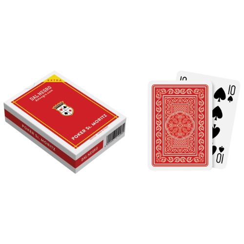 Karte igraće za poker st.moritz extra - dal negro crvene (45681)