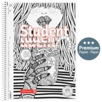 Blok kolegij A4 karo 80l perforacija plus 4rupe zenart cocktail brunnen 10-67428 02 (45848)