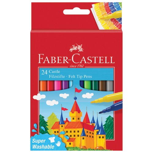 Flomaster školski 24boje faber castell 554202 blister (45964)