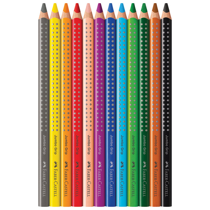 Boje drvene 12boja jumbo grip faber castell 110912 blister (46174)