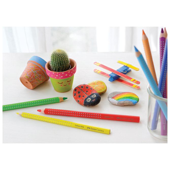 Boje drvene 12boja jumbo grip faber castell 110912 blister (46174)