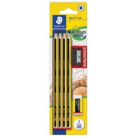 Olovka grafitna hb noris pk8 plus gumica plus šiljilo gratis staedtler 120 sbk8p1 blister (46224)