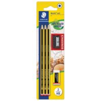 Olovka grafitna hb noris pk3 plus gumica plus šiljilo gratis staedtler 120 sbk3p1 blister (46226)