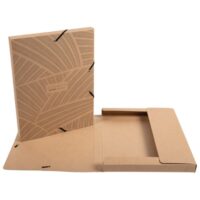 Mapa s gumicom hrbat-25mm A4 karton reciklirani 600g eterneco exacompta 59247e sortirano (46260)