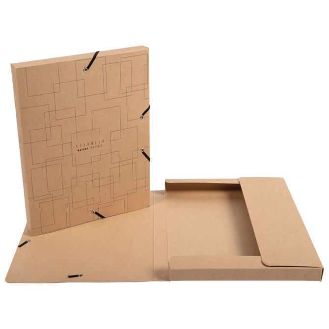 Mapa s gumicom hrbat-25mm A4 karton reciklirani 600g eterneco exacompta 59247e sortirano (46260)