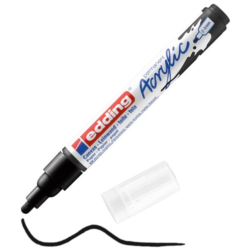 Marker akrilni 2-3mm edding 5100901 crni (46711)