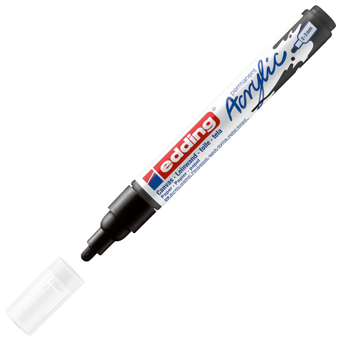 Marker akrilni 2-3mm edding 5100901 crni (46711)
