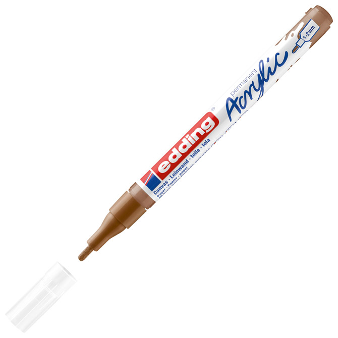 Marker akrilni 1-2mm edding 5300919 svijetlo smeđi (46745)