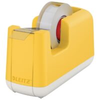 Stalci s trakom ljepljivom cosy leitz 53670019 žuti/bijeli blister selotejp (46884)
