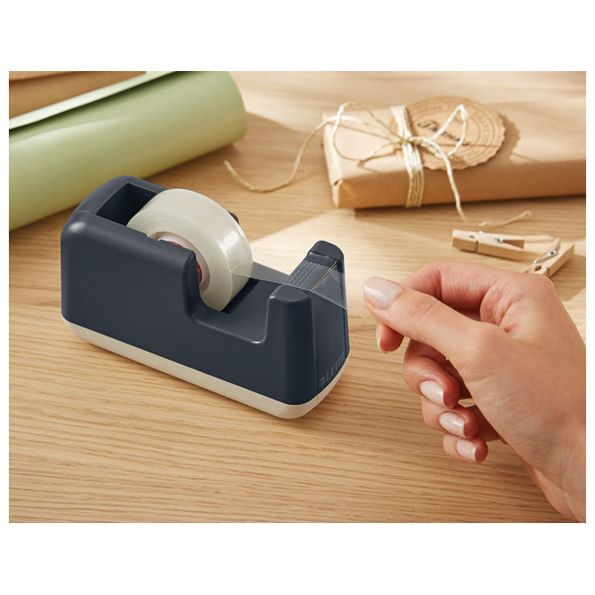 Stalci s trakom ljepljivom cosy leitz 53670089 tamno sivi/bijeli blister selotejp (46885)