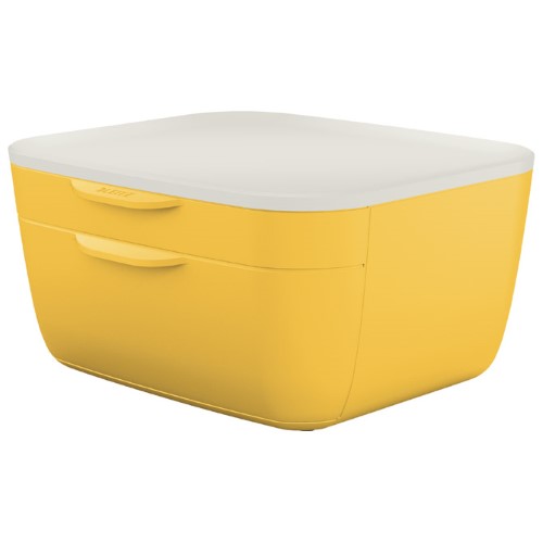 Kutija s 2 ladice cosy leitz 53570019 žuta/bijela (46895)
