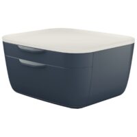 Kutija s 2 ladice cosy leitz 53570089 tamno siva/bijela (46896)