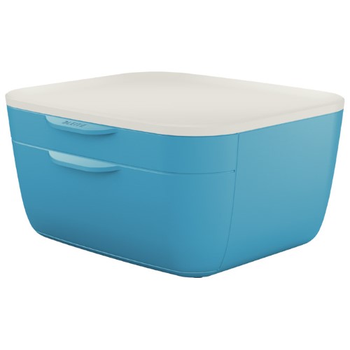 Kutija s 2 ladice cosy leitz 53570061 plava/bijela (46897)