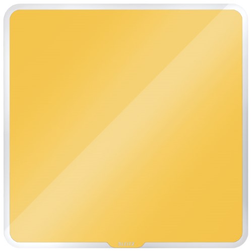 Ploča magnetna 45x45cm staklena cosy leitz 70440019 žuta (46908)