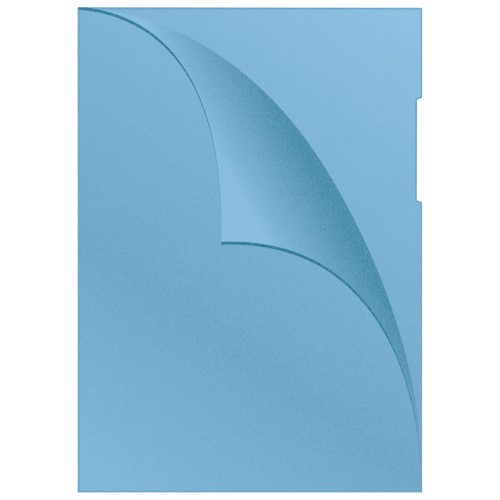 Fascikl "L" 120my pp A4 mat pk100 q-connect kf00307 plavi (46990)