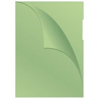 Fascikl "L" 120my pp A4 mat pk100 q-connect kf00309 zeleni (46992)