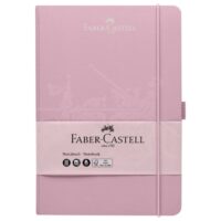 Notes 14,5x21cm karo 96l 100g s gumicom faber castell 100 278 26 rozi (47017)