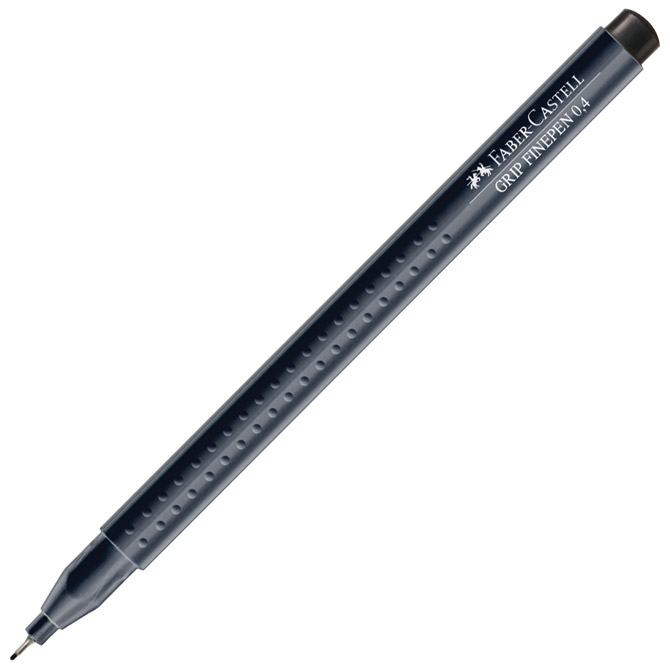 Flomaster fineliner 0,4mm grip faber castell 151699 crni (47055)