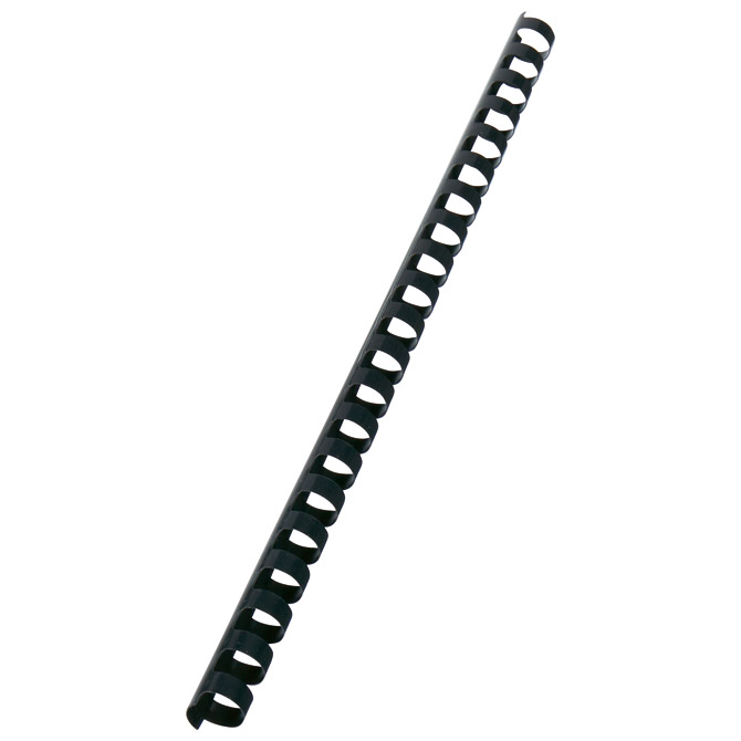 Spirala plastična fi 14mm pk100 gbc,4028178 crna (47094)