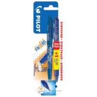 Roler gel 0,7mm frixion ball piši-briši plavi plus frixion clicker plavi pilot blister (47181)