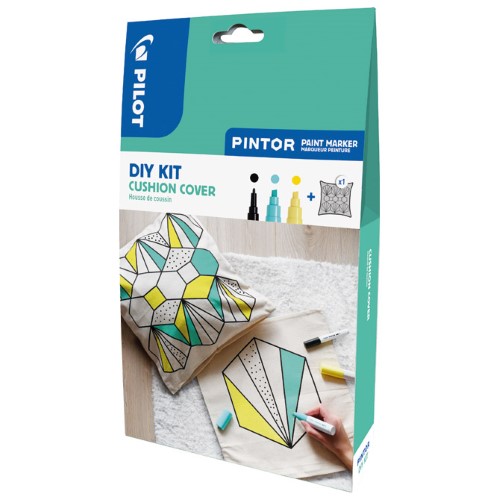 Set 3 markera i jastučnica diy kit pintor pilot blister (47314)