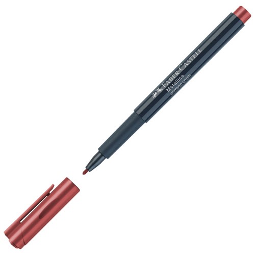 Marker permanentni 1-2mm metallic faber castell 160793 metalik bordo (47491)