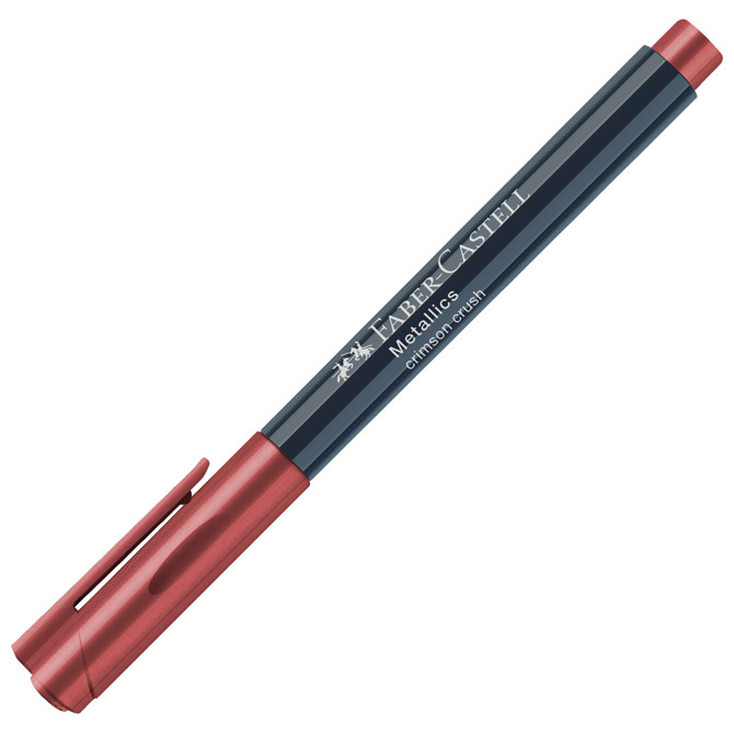 Marker permanentni 1-2mm metallic faber castell 160793 metalik bordo (47491)