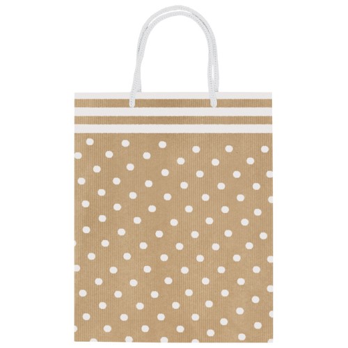 Vrećice ukrasne 30x40x12 cm bijele točke rex-saul sadoch sde41-053d (47502)