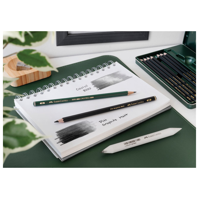 Olovka grafitna 8b pitt graphite matt faber-castell 115208 (47716)