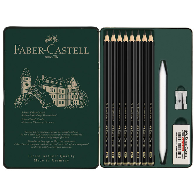 Set pitt graphite matt pk11 faber castell 115220 (47727)