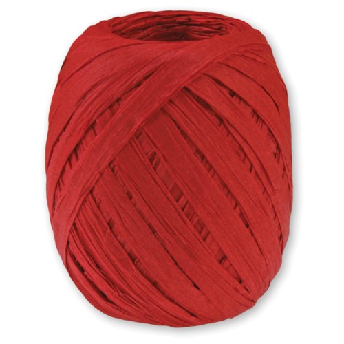 Vrpca ukrasna 10 mmx30m rafija prasent 437-609 crvena (47773)