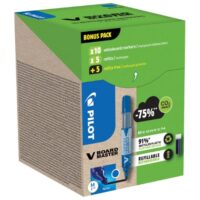 Set marker za bijelu ploču 2,3mm v board master begreen pk10 pilot plus refili (5 plus 5 gratis) plav