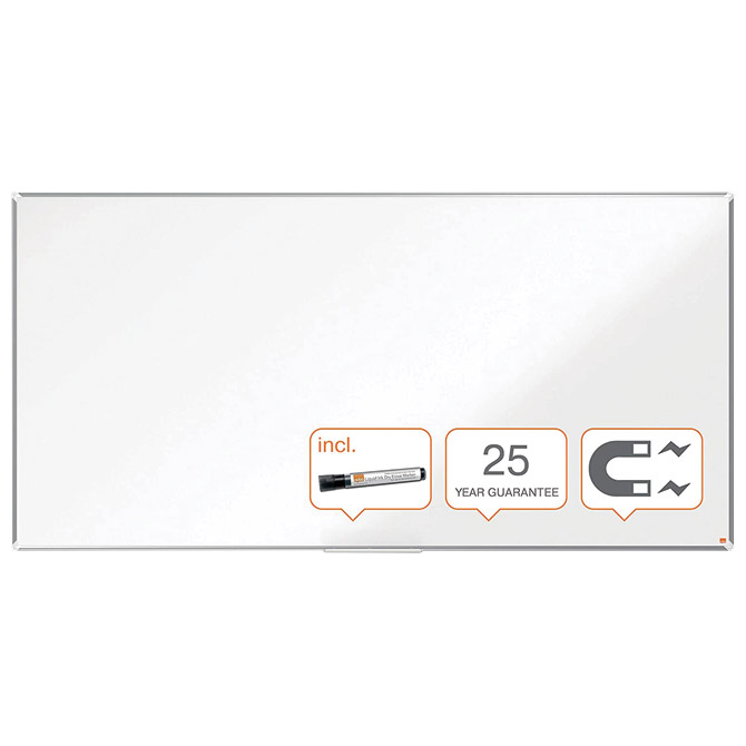 Ploča magnetna 240x120cm aluminijski okvir premium plus steel nobo 1915151 bijela (48272)