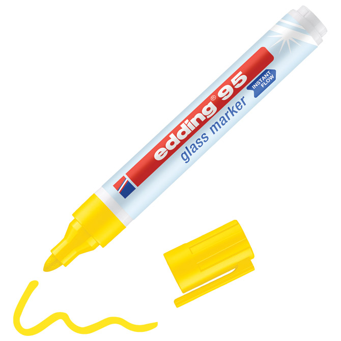 Marker za staklo 1,5-3mm edding 95/6 blister (48411)