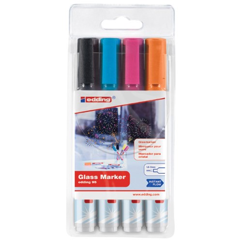 Marker za staklo 1,5-3mm edding 95/4 blister (48412)