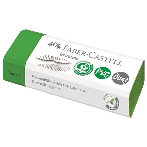 Gumica eraser dust-free faber castell 187250 zelena (48522)