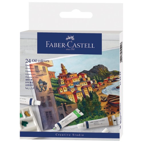 Boje uljne u tubi 9mlx24boje faber castell 379524 blister (48573)